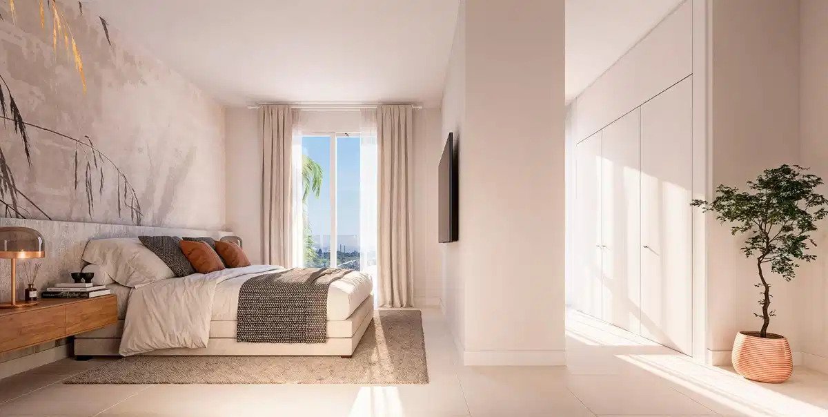 2-Bedroom, 2-Bathroom Apartment with Panoramic Golf and Sea Views near Estepona
