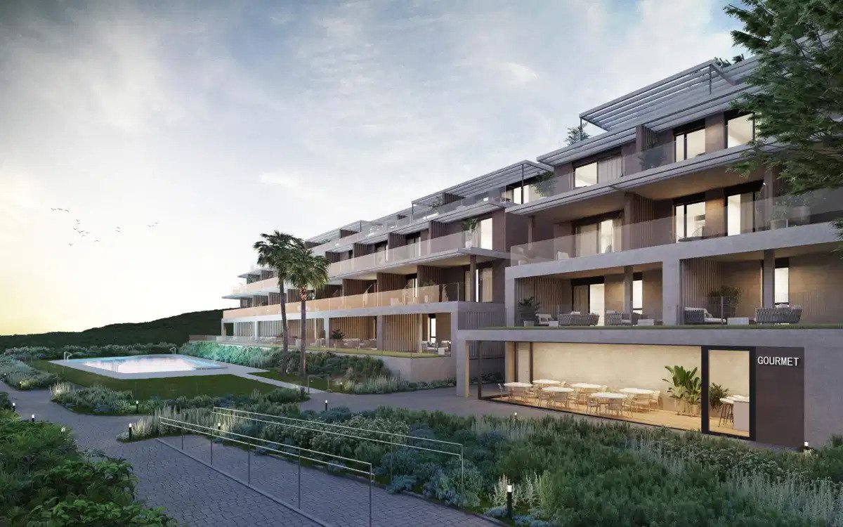 3-Bedroom, 2-Bathroom Apartment with Golf and Sea Views near Estepona