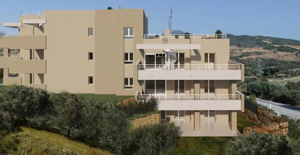 2-Bedroom, 2-Bathroom Apartment with Panoramic Golf and Sea Views in Estepona Golf