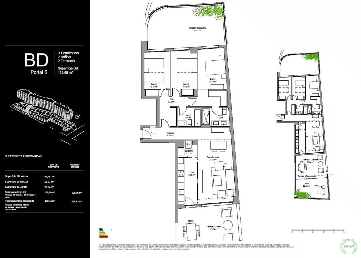 3-Bedroom, 2-Bathroom Ground Floor Apartment with Expansive Terraces in Torremolinos