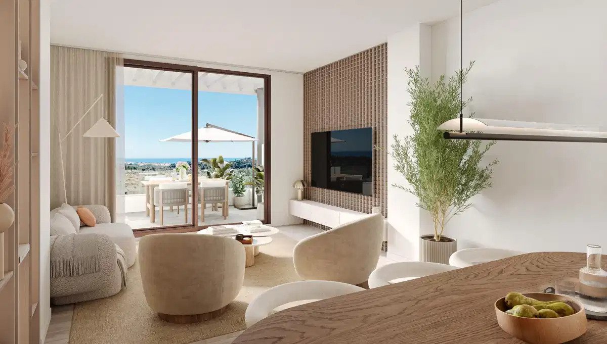 2-Bedroom, 2-Bathroom Apartment with Panoramic Sea and Mountain Views in Mijas