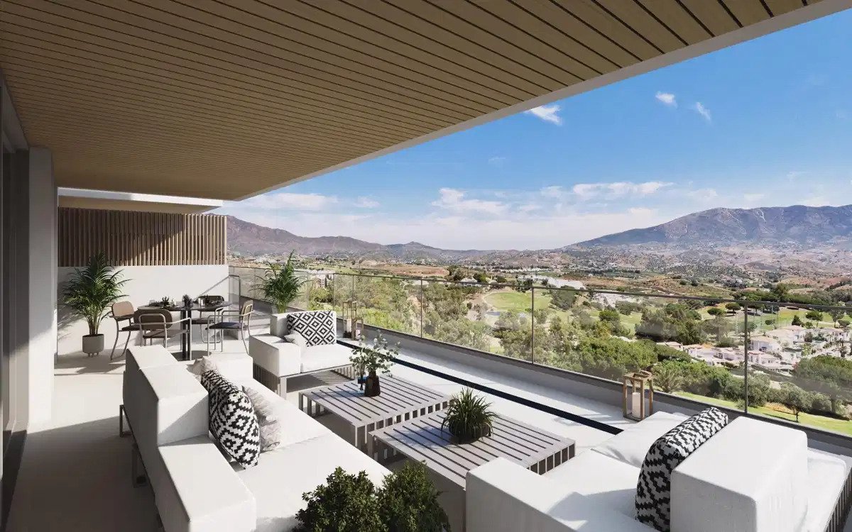2-Bedroom, 2-Bathroom Penthouse with Panoramic Sea and Golf Views in La Cala de Mijas