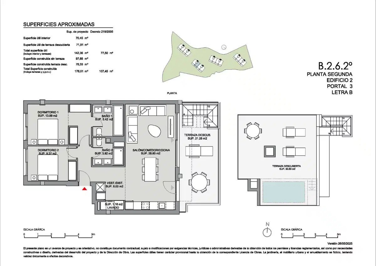 2-Bedroom, 2-Bathroom Penthouse with Panoramic Sea and Golf Views in La Cala de Mijas
