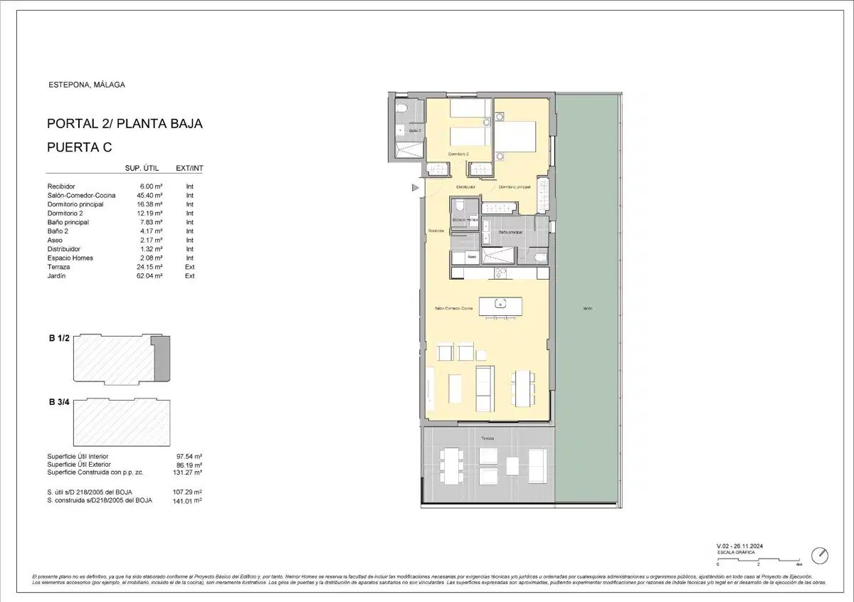 2-Bedroom, 2-Bathroom Luxury Ground Floor Apartment in Estepona Near Arroyo Vaquero Beach