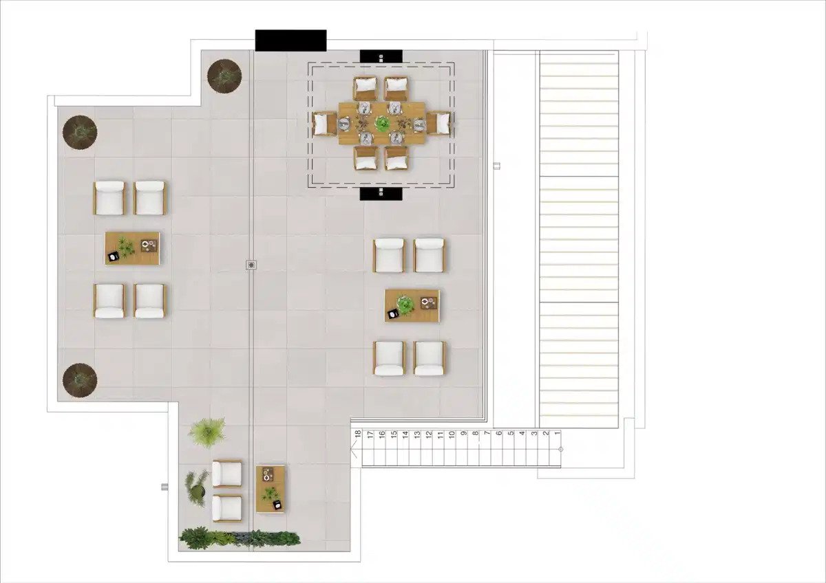 3-Bedroom, 2-Bathroom Penthouse with Panoramic Views in Istán near Marbella