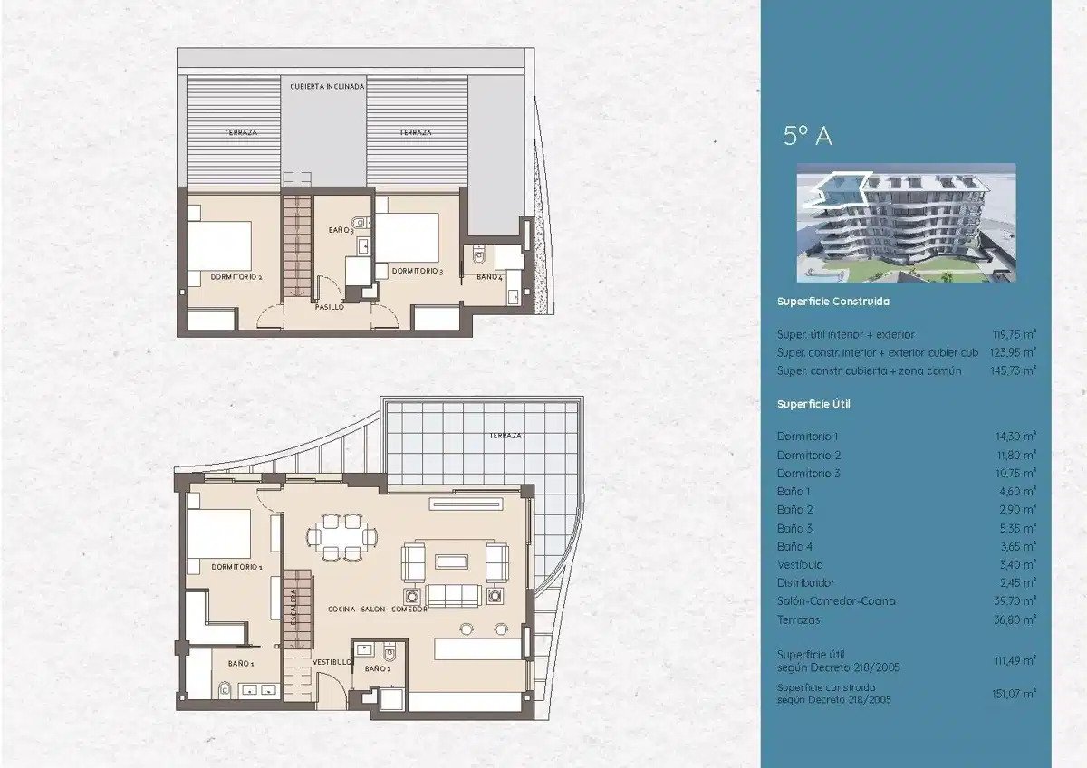 3-Bedroom, 2-Bathroom Duplex Penthouse with Sea Views in Benalmadena