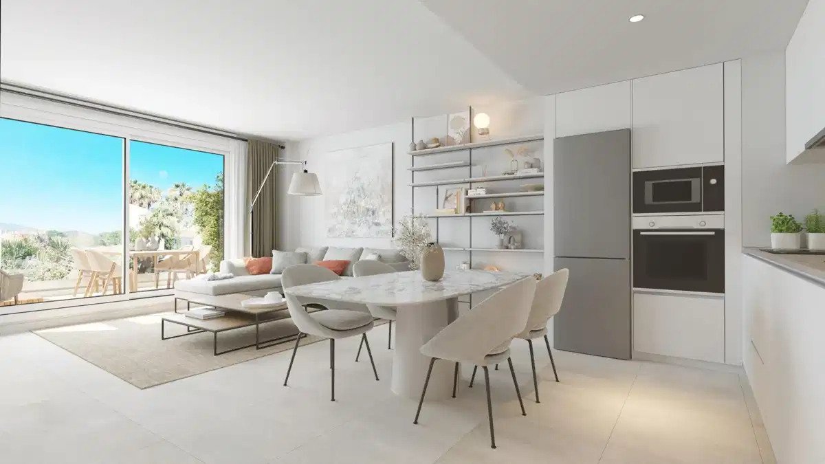 3-Bedroom, 2-Bathroom Modern Apartment Near the Beach in Las Lagunas de Mijas