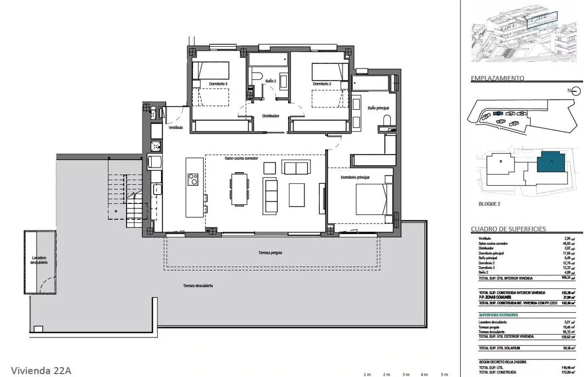 3-Bedroom, 2-Bathroom Penthouse with Expansive Terraces and Sea Views in Altos de los Monteros