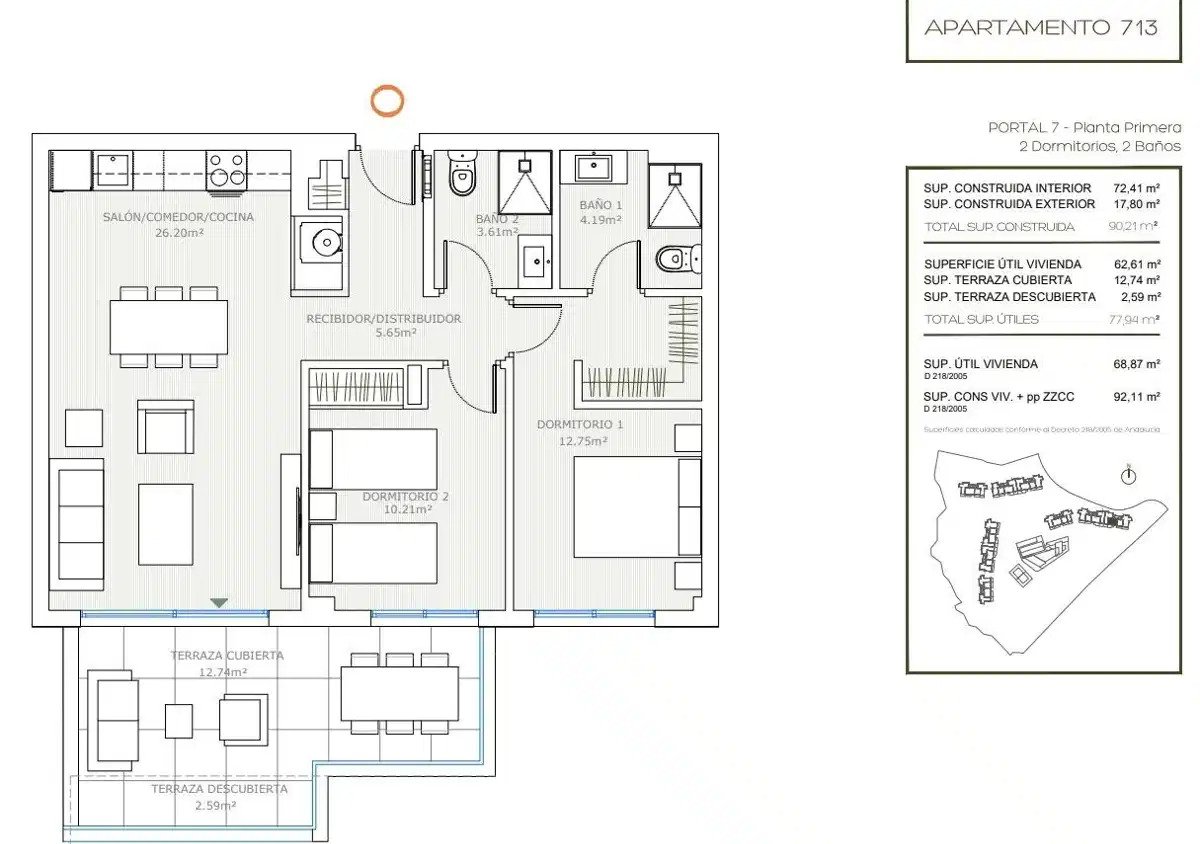 2-Bedroom, 2-Bathroom Sea View Apartments in Mijas, Málaga – Modern Living on the Costa del Sol