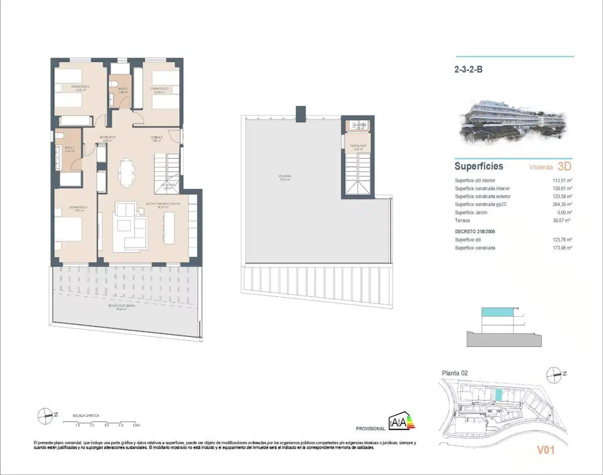 3-Bedroom, 2-Bathroom Penthouse with Panoramic Sea and Mountain Views in Selwo, Estepona