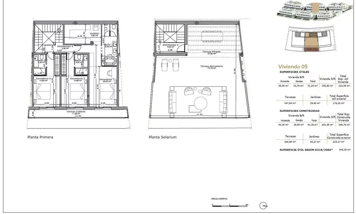 4-Bedroom, 4-Bathroom Modern Townhouse in El Paraíso with Private Garden, Gym and Spa