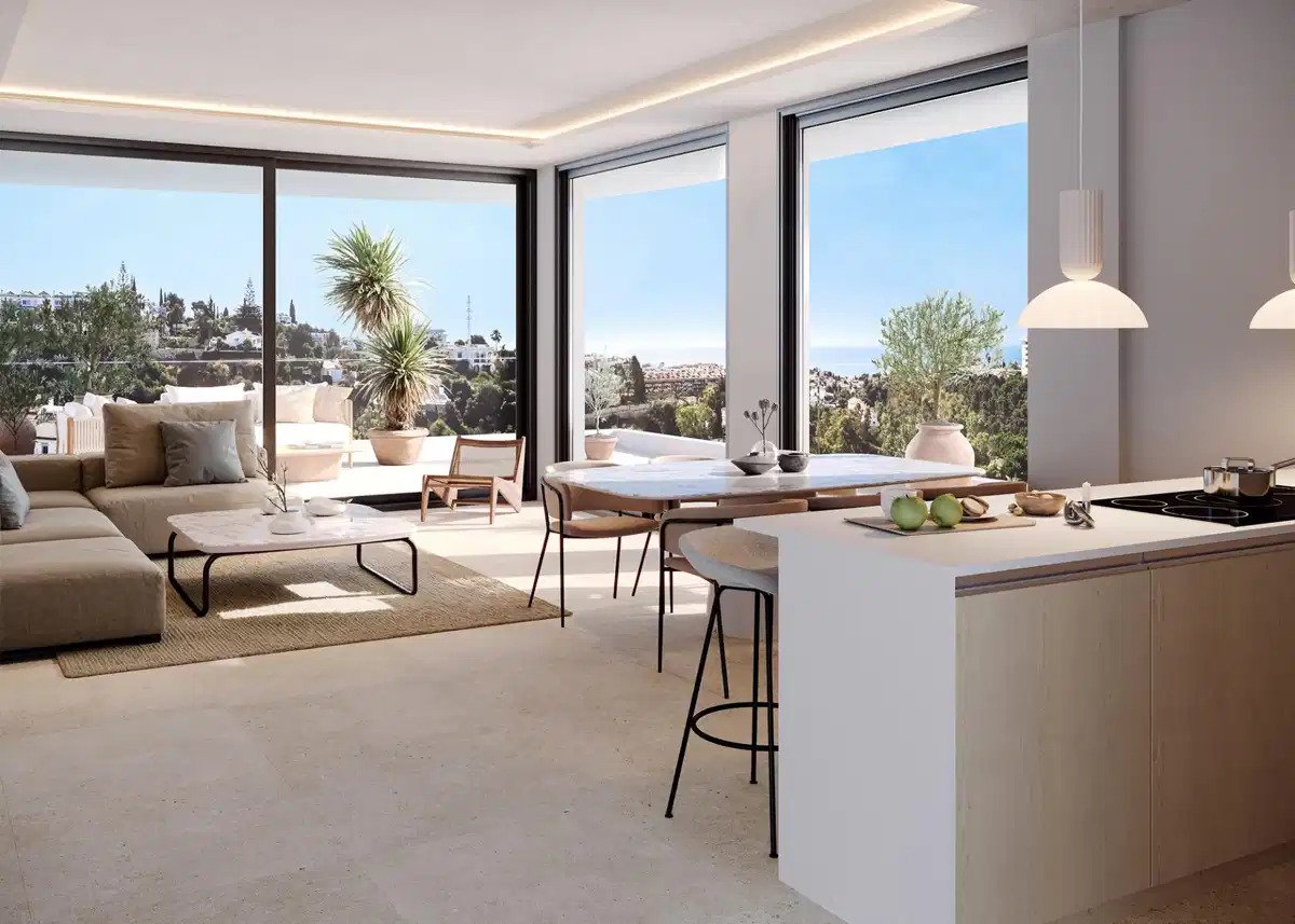 2-Bedroom, 2-Bathroom Apartment with Panoramic Sea Views in Torreblanca del Sol, Fuengirola