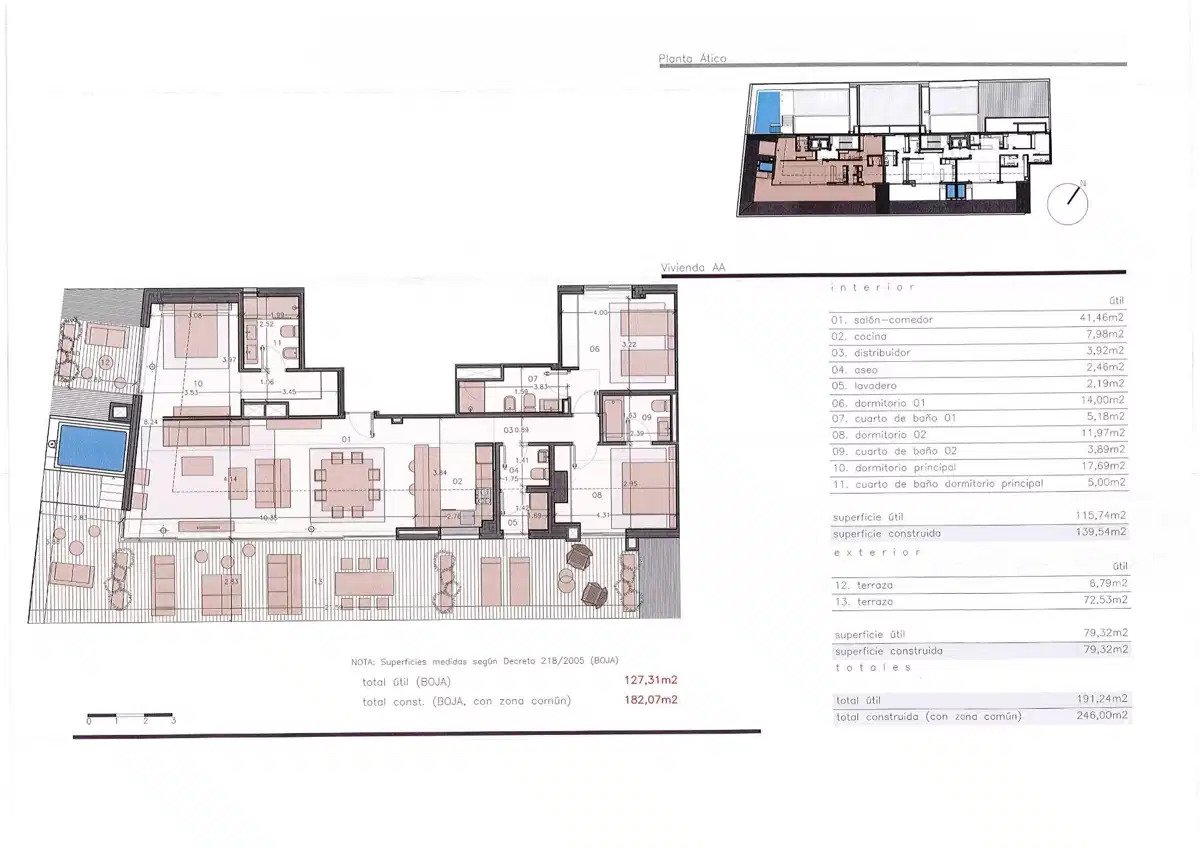 3-Bedroom, 2-Bathroom Penthouse with Modern Design in Fuengirola, 350m from the Sea