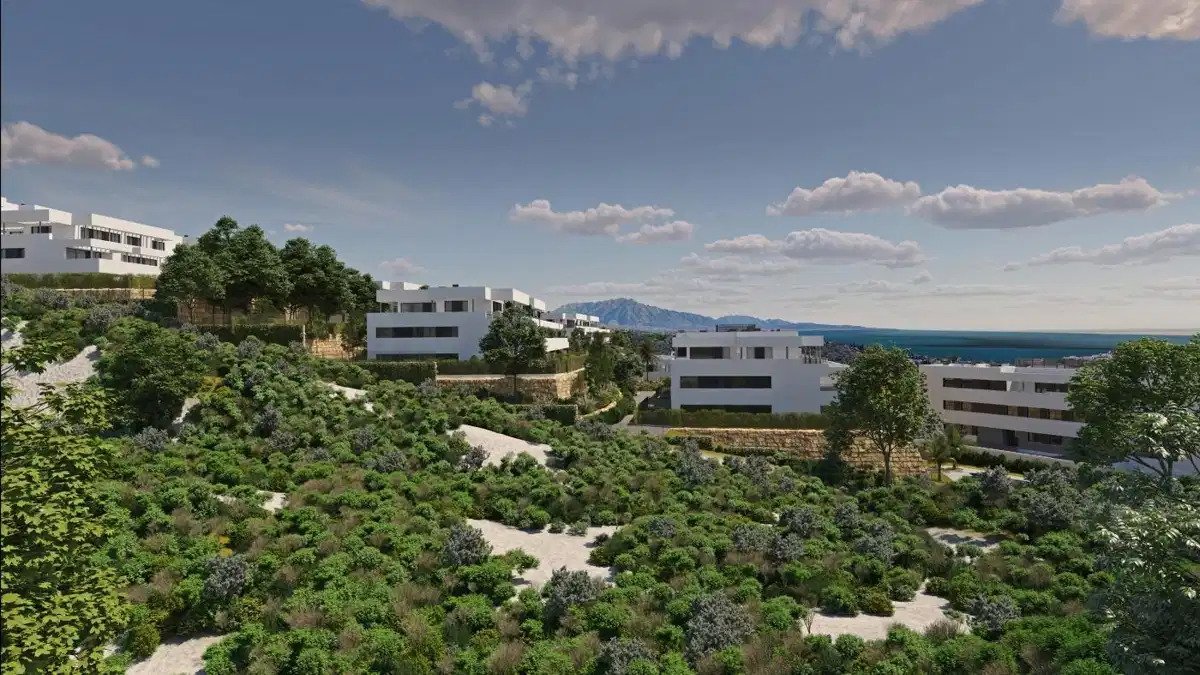 3-Bedroom, 2-Bathroom Penthouse with Panoramic Sea and Mountain Views in Casares