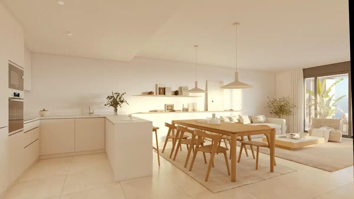 3-Bedroom, 2-Bathroom Ground Floor Apartment with Panoramic Sea Views in Estepona