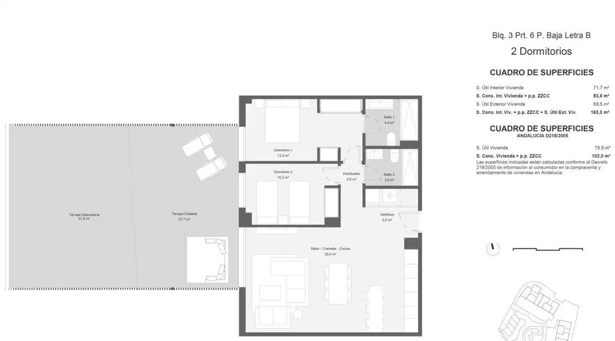 2-Bedroom, 2-Bathroom Ground Floor Apartment with Sea Views in Cancelada, Estepona