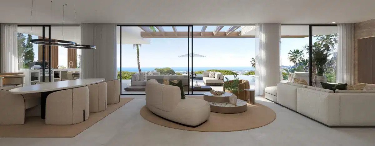 3-Bedroom, 3-Bathroom Luxury Villa with Panoramic Mediterranean Views near Estepona