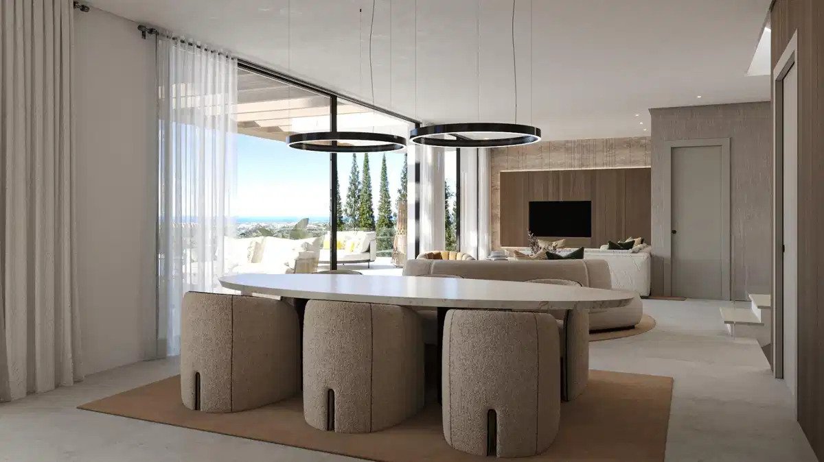 3-Bedroom, 3-Bathroom Luxury Villa with Panoramic Mediterranean Views near Estepona