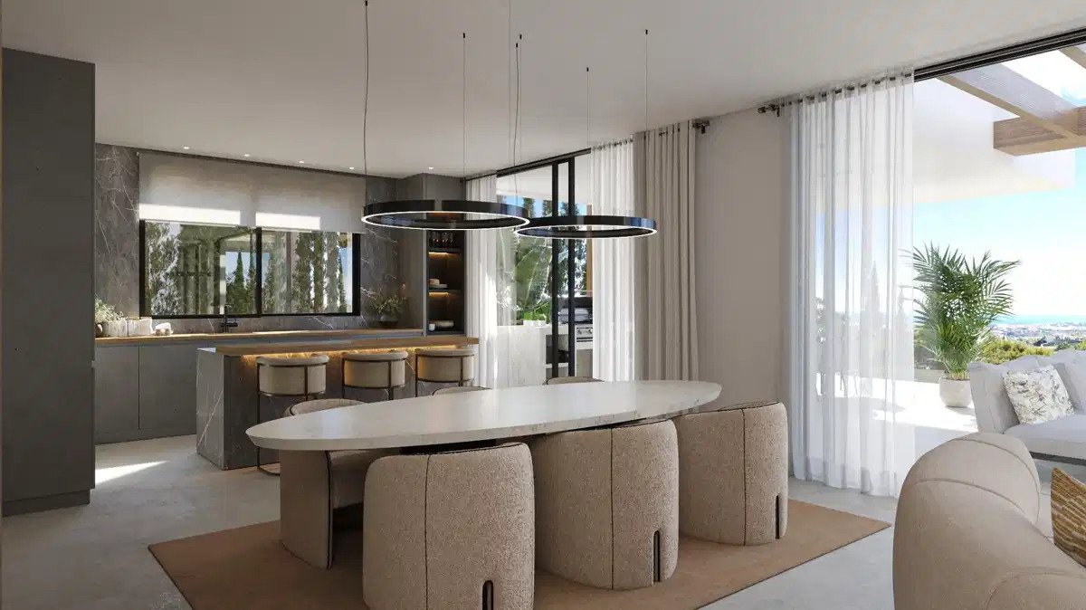 3-Bedroom, 3-Bathroom Luxury Villa with Panoramic Mediterranean Views near Estepona