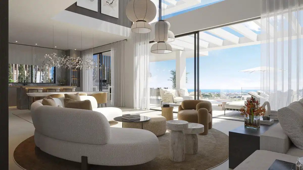 3-Bedroom, 3-Bathroom Luxury Villa with Panoramic Mediterranean Views near Estepona