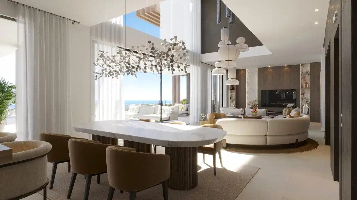 3-Bedroom, 3-Bathroom Luxury Villa with Panoramic Mediterranean Views near Estepona