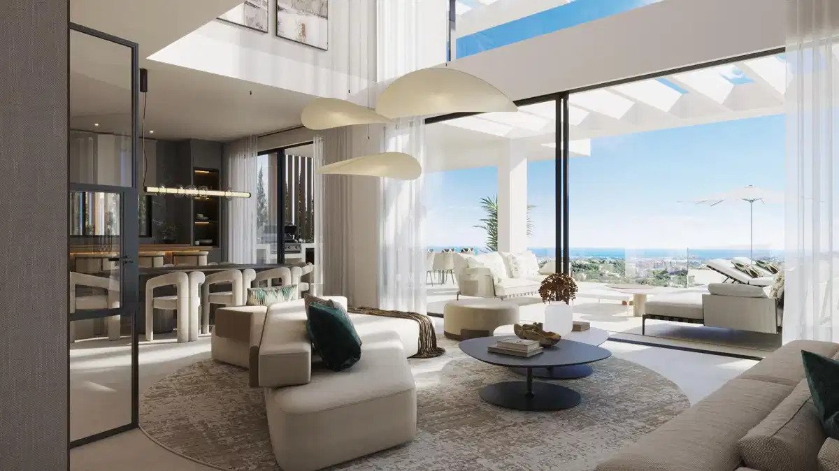 3-Bedroom, 3-Bathroom Luxury Villa with Panoramic Mediterranean Views near Estepona