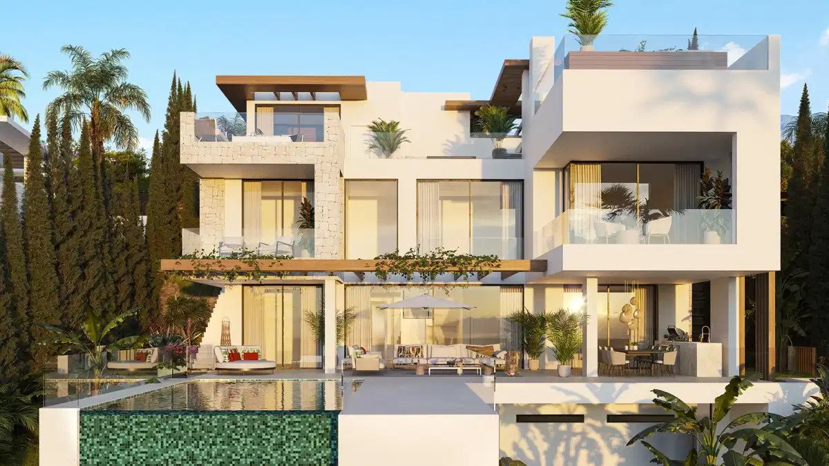 3-Bedroom, 3-Bathroom Luxury Villa with Panoramic Mediterranean Views near Estepona