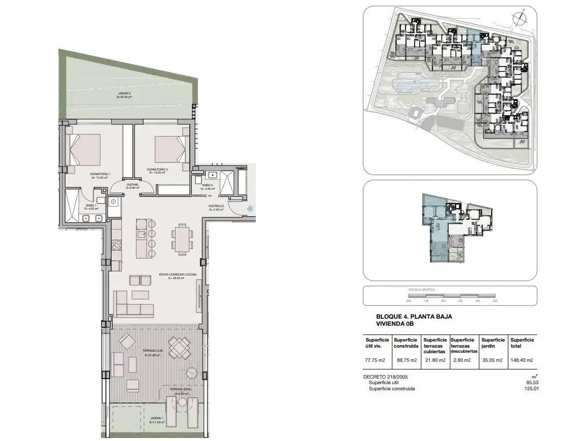 2-Bedroom, 2-Bathroom Ground Floor Apartment in Modern Estepona Complex
