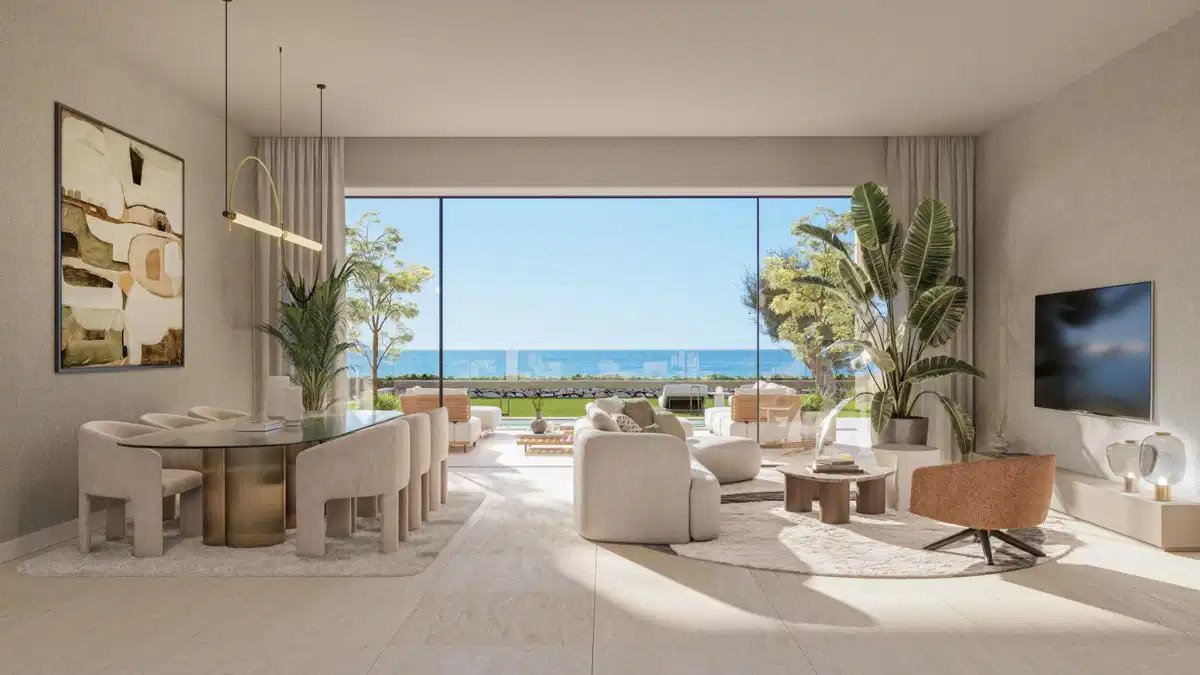 3-Bedroom, 2-Bathroom Penthouse Beachfront Oasis in Manilva with Panoramic Sea Views