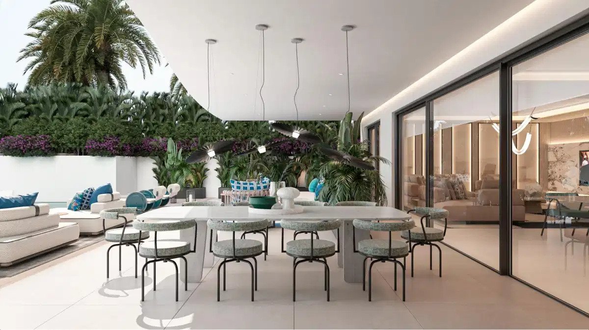 4-Bedroom, 4-Bathroom Semidetached Home in Exclusive Beachfront Complex Near Marbella