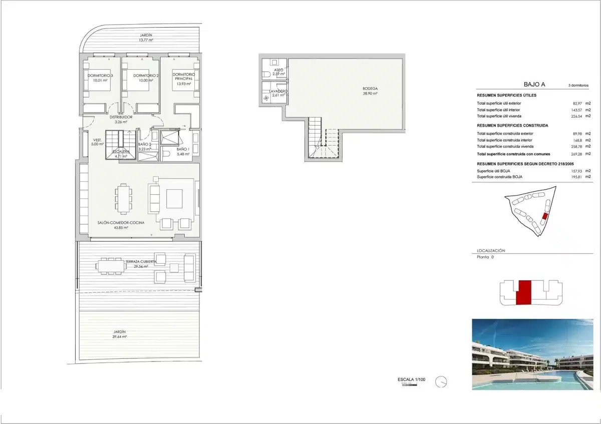 3-Bedroom, 2-Bathroom Ground Floor Apartment with Private Garden in Atalaya Golf