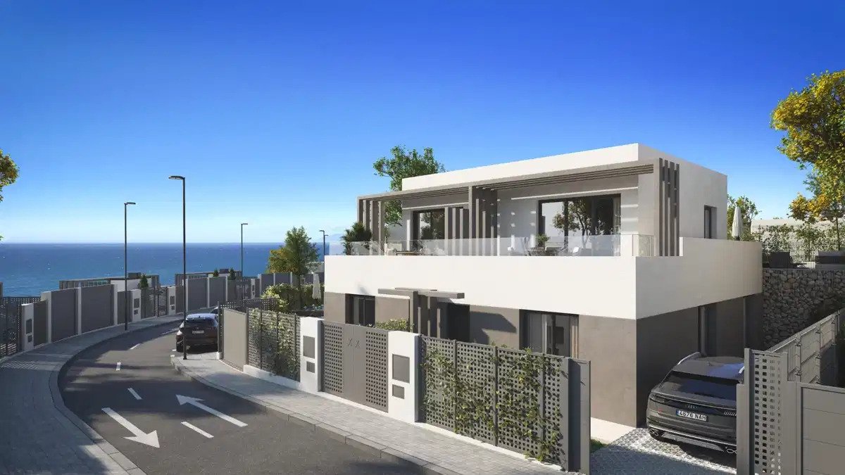 4-Bedroom, 2-Bathroom Semi-Detached Homes with Panoramic Sea Views in Castillo de Lagos