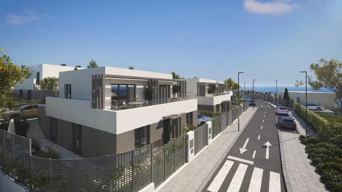 4-Bedroom, 2-Bathroom Semi-Detached Homes with Panoramic Sea Views in Castillo de Lagos