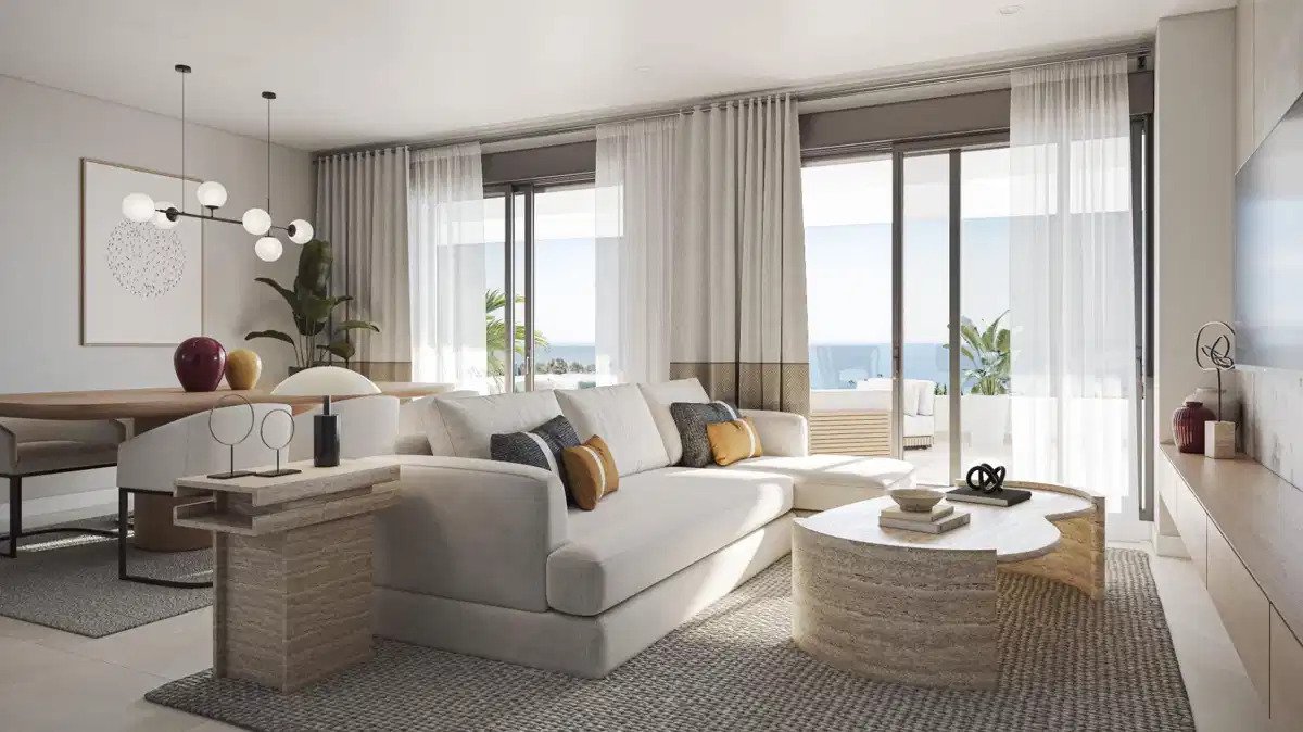 2-Bedroom, 2-Bathroom Luxury Ground Floor Apartment with Sea Views in Estepona