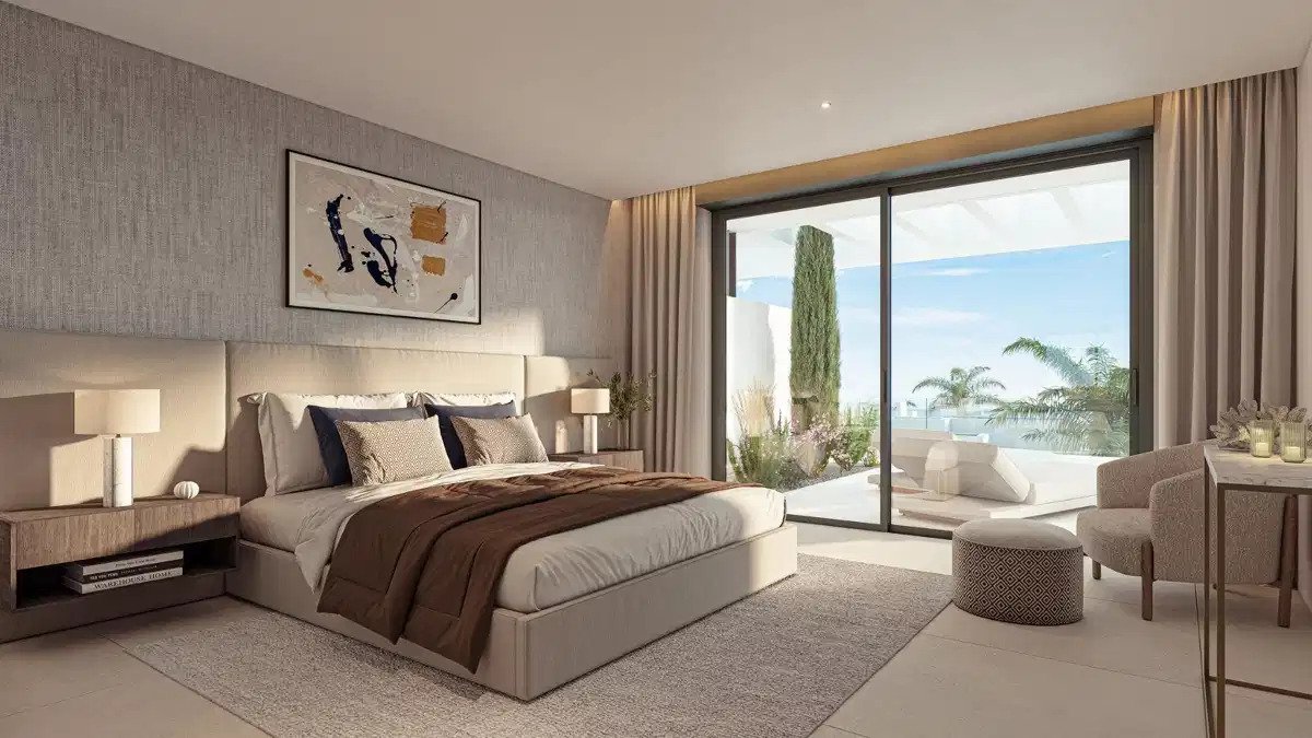 5-Bedroom, 5-Bathroom Semidetached Home with Sea and Golf Views in Marbella East