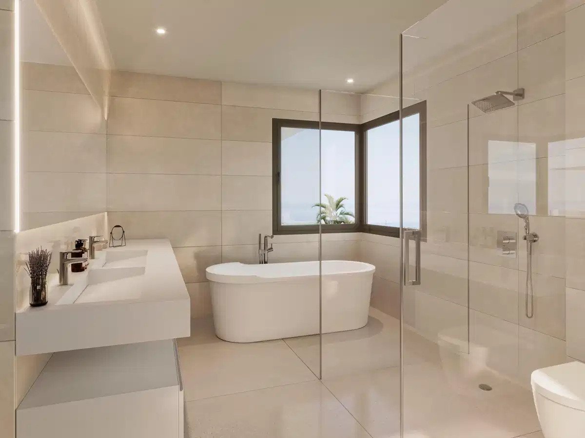 5-Bedroom, 5-Bathroom Semidetached Home with Sea and Golf Views in Marbella East