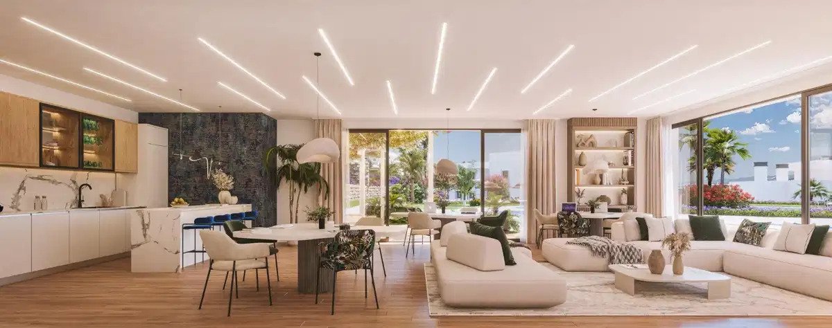 3-Bedroom, 2-Bathroom Penthouse with Panoramic Golf, Sea, and Mountain Views in Casares
