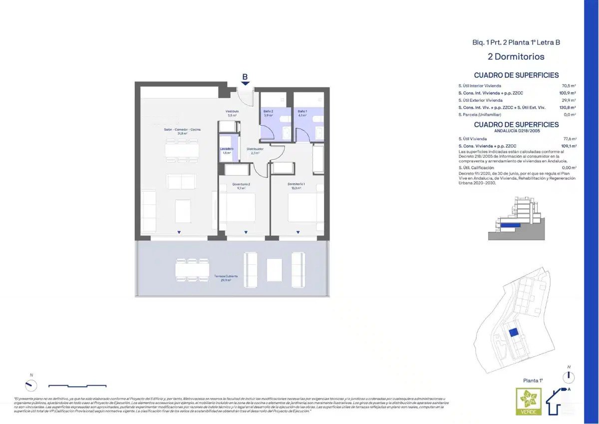 2-Bedroom, 2-Bathroom Modern Apartments with Sea Views in Cancelada, Estepona