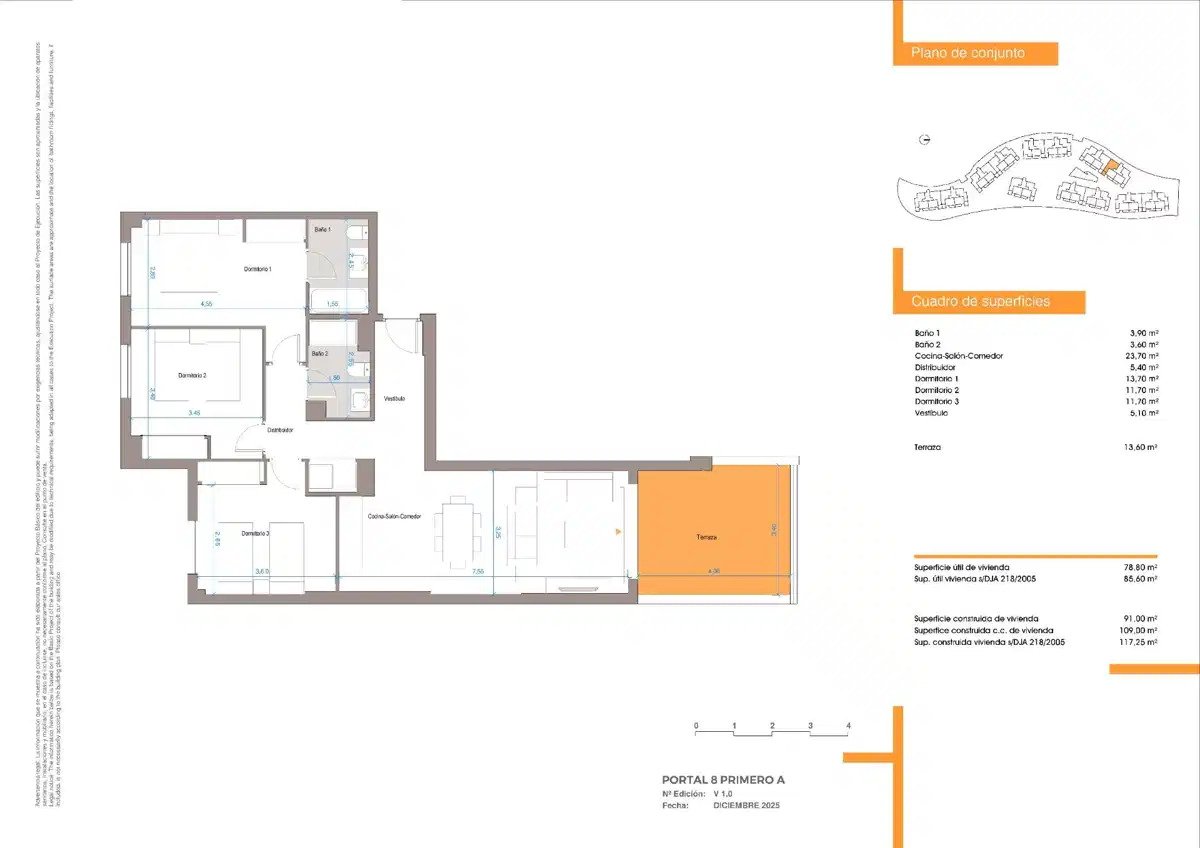 3-Bedroom, 2-Bathroom Modern Apartments at Baviera Golf, Vélez Málaga – Gated Community with Amenities