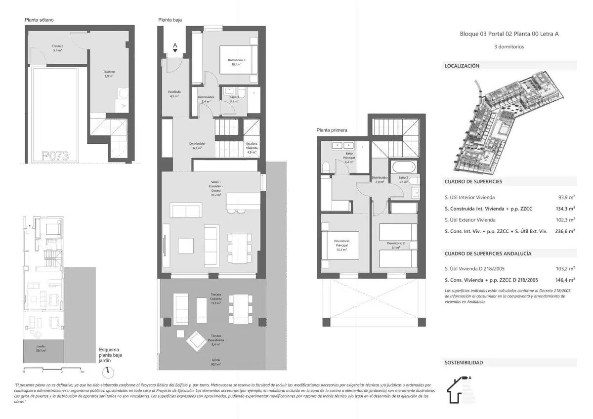 3-Bedroom, 2-3-Bathroom 2-Bathroom Ground Floor Apartment with Sea Views in Cancelada, Estepona