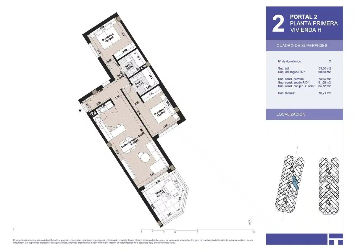 2-Bedroom, 2-Bathroom Luxury Apartments in Torrox Costa with Sea Views and Premium Amenities