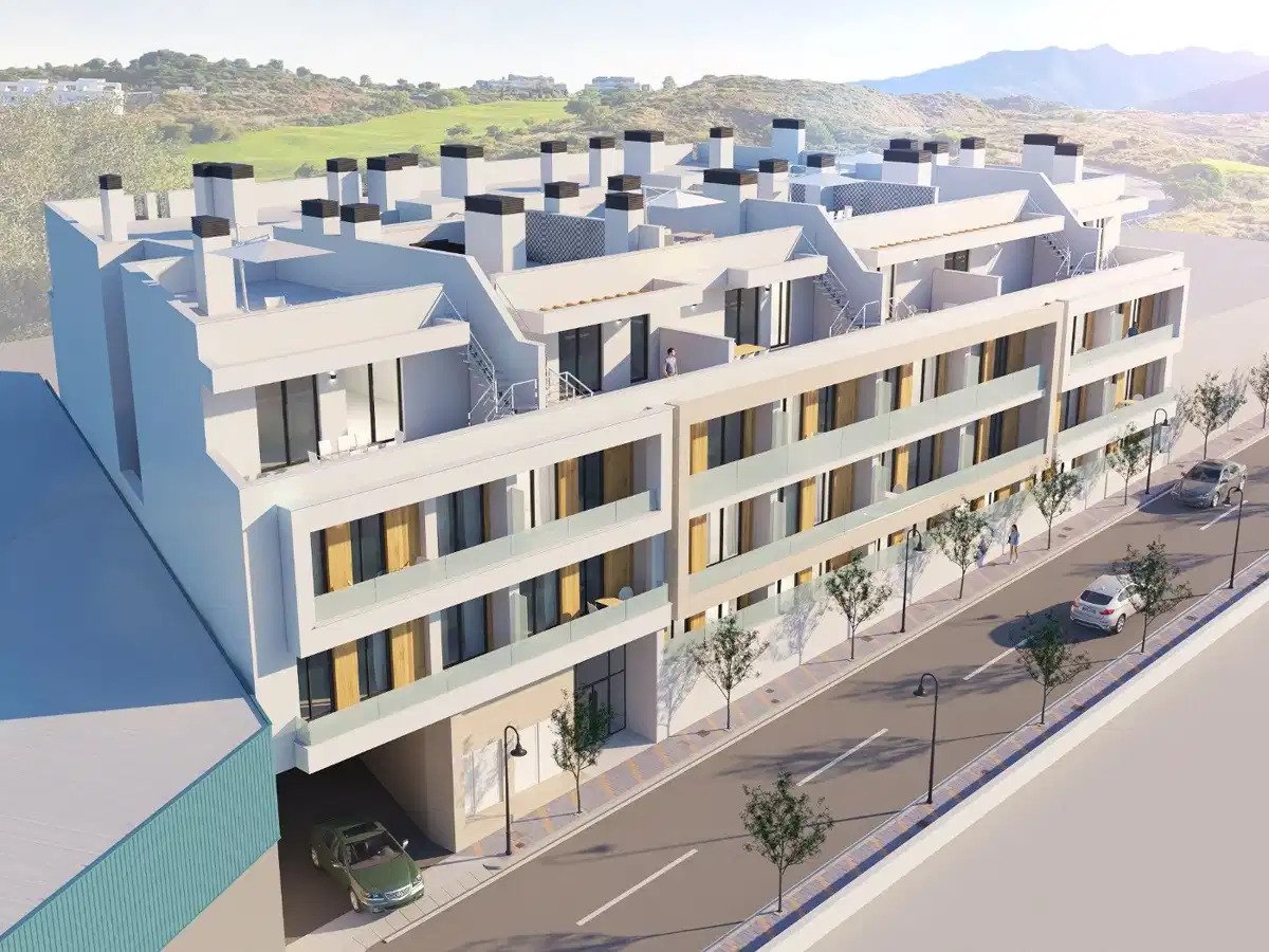 2-Bedroom, 2-Bathroom Apartment with Modern Finish and Communal Amenities in Mijas Costa
