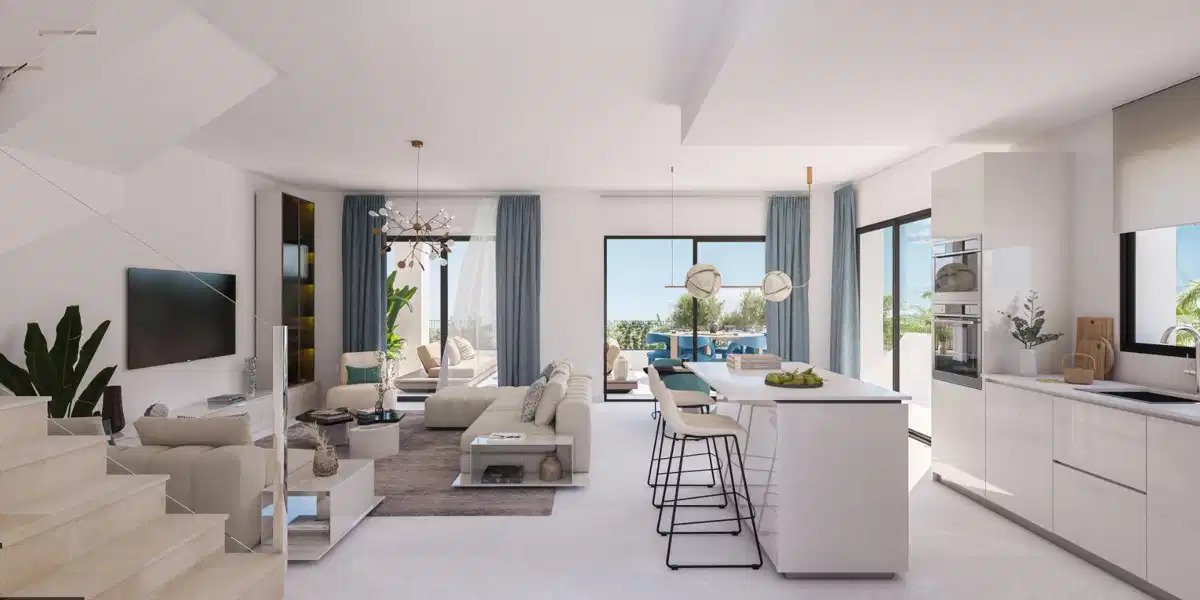 3-Bedroom, 2-Bathroom Semi Detached Homes in Estepona Golf Near Beach and Golf Course