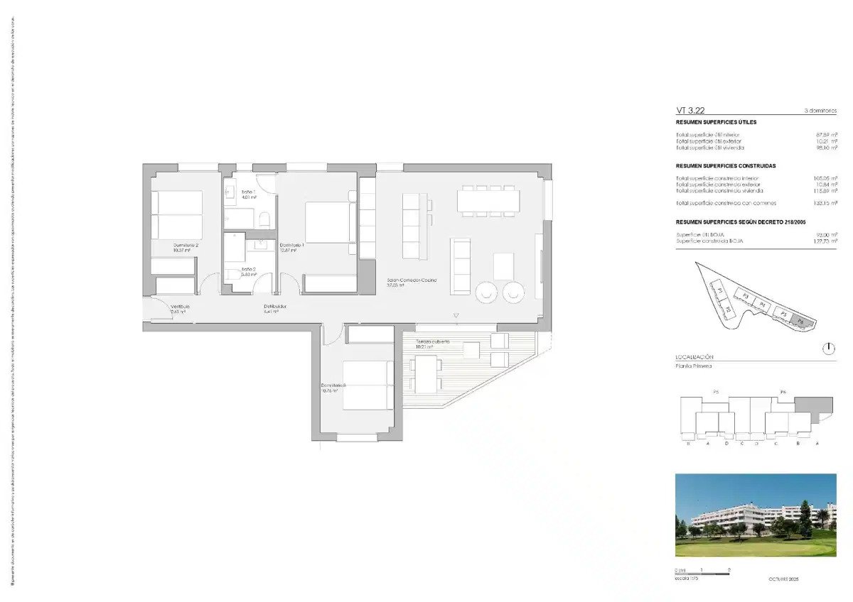 3-Bedroom, 2-Bathroom Modern Apartment in Mijas Golf with Premium Community Facilities