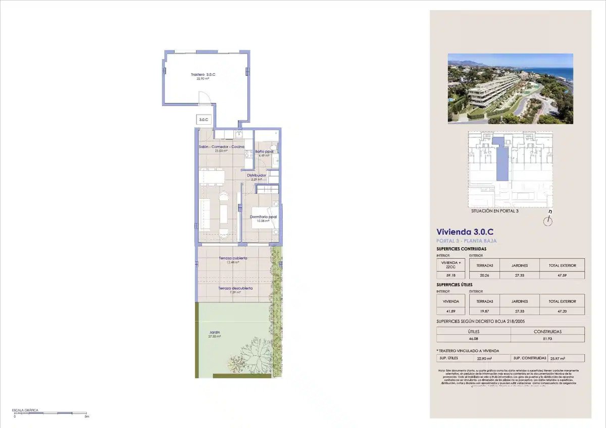 1-Bedroom, 1-Bathroom Ground Floor Apartment with Panoramic Sea Views in Torrenueva, Mijas