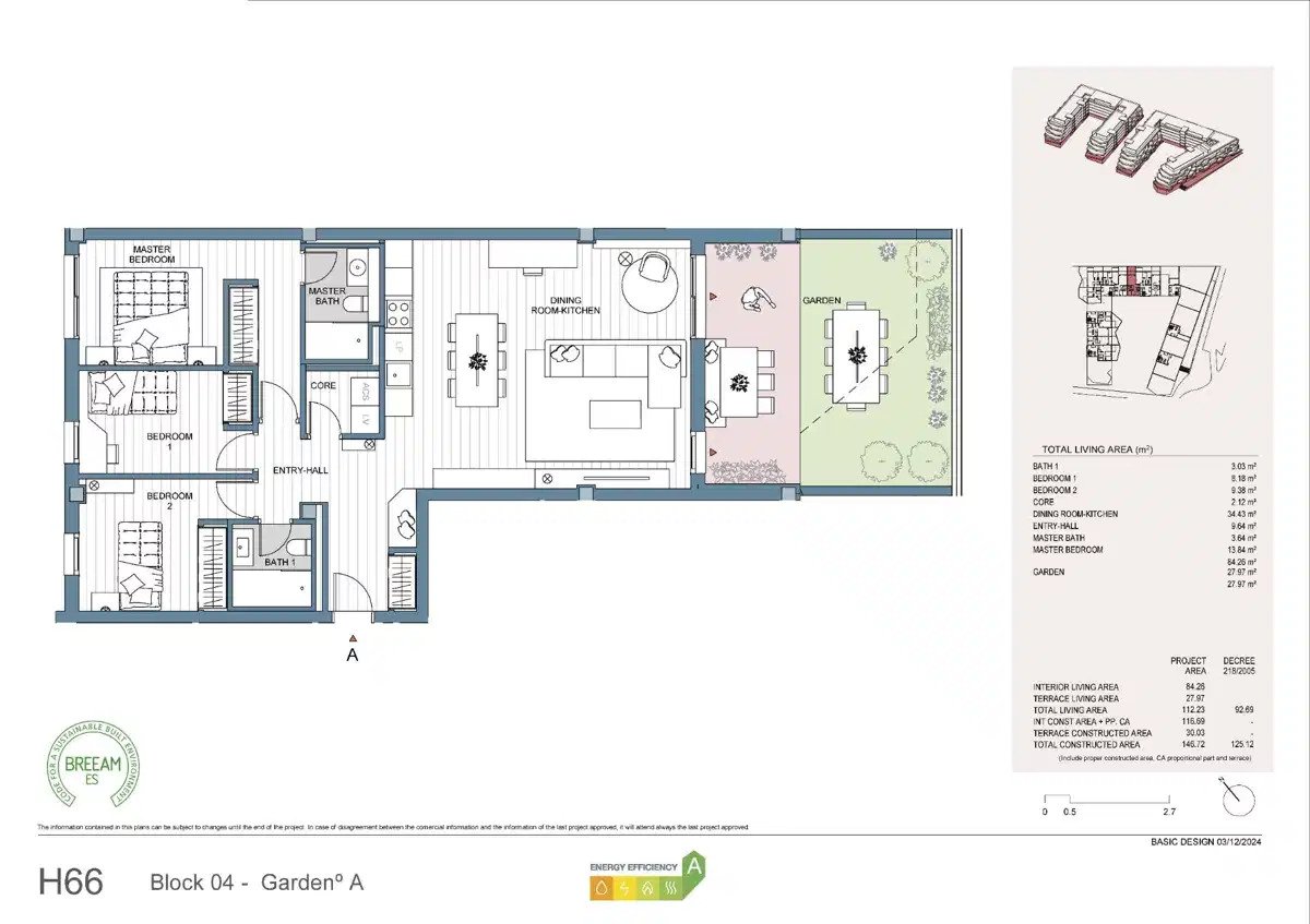 3-Bedroom, 2-Bathroom Ground Floor Apartment with Luxury Amenities in Las Lagunas de Mijas
