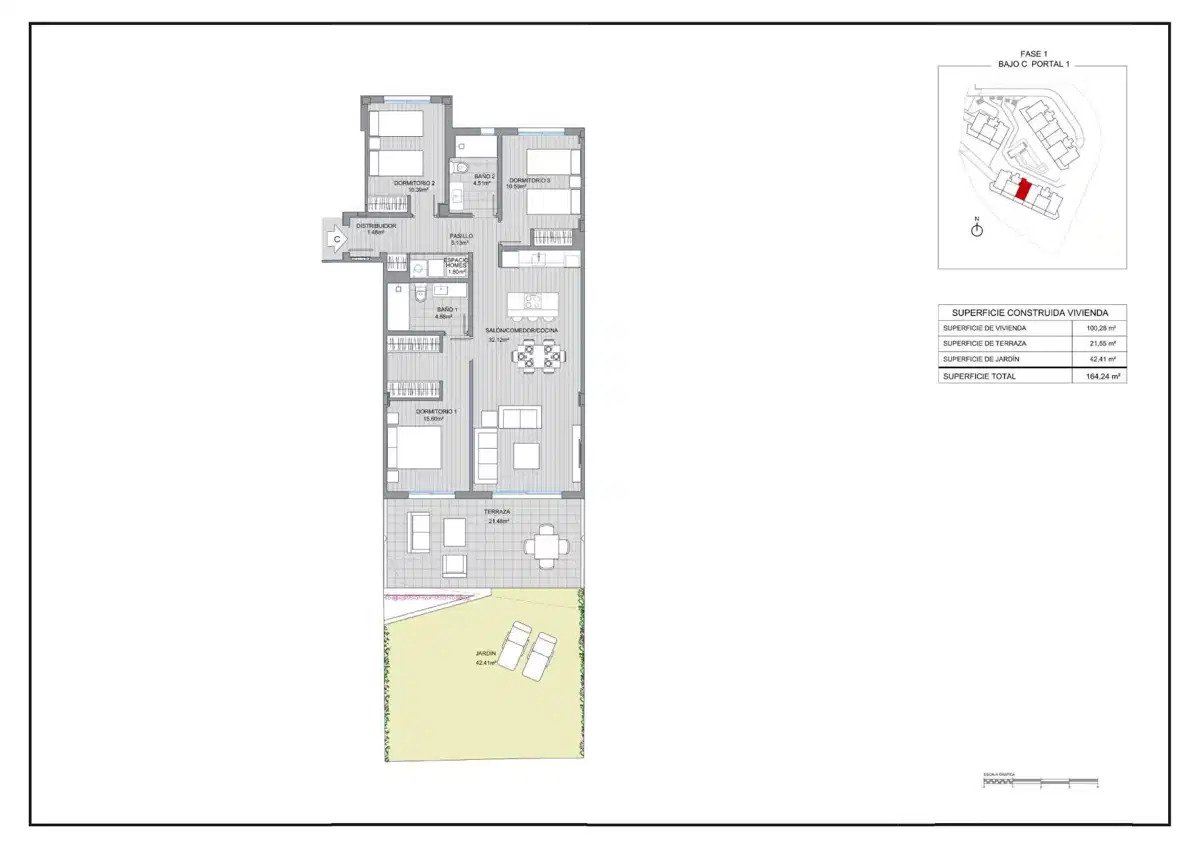3-Bedroom, 2-Bathroom Ground Floor Apartment with South-West Orientation in Mijas