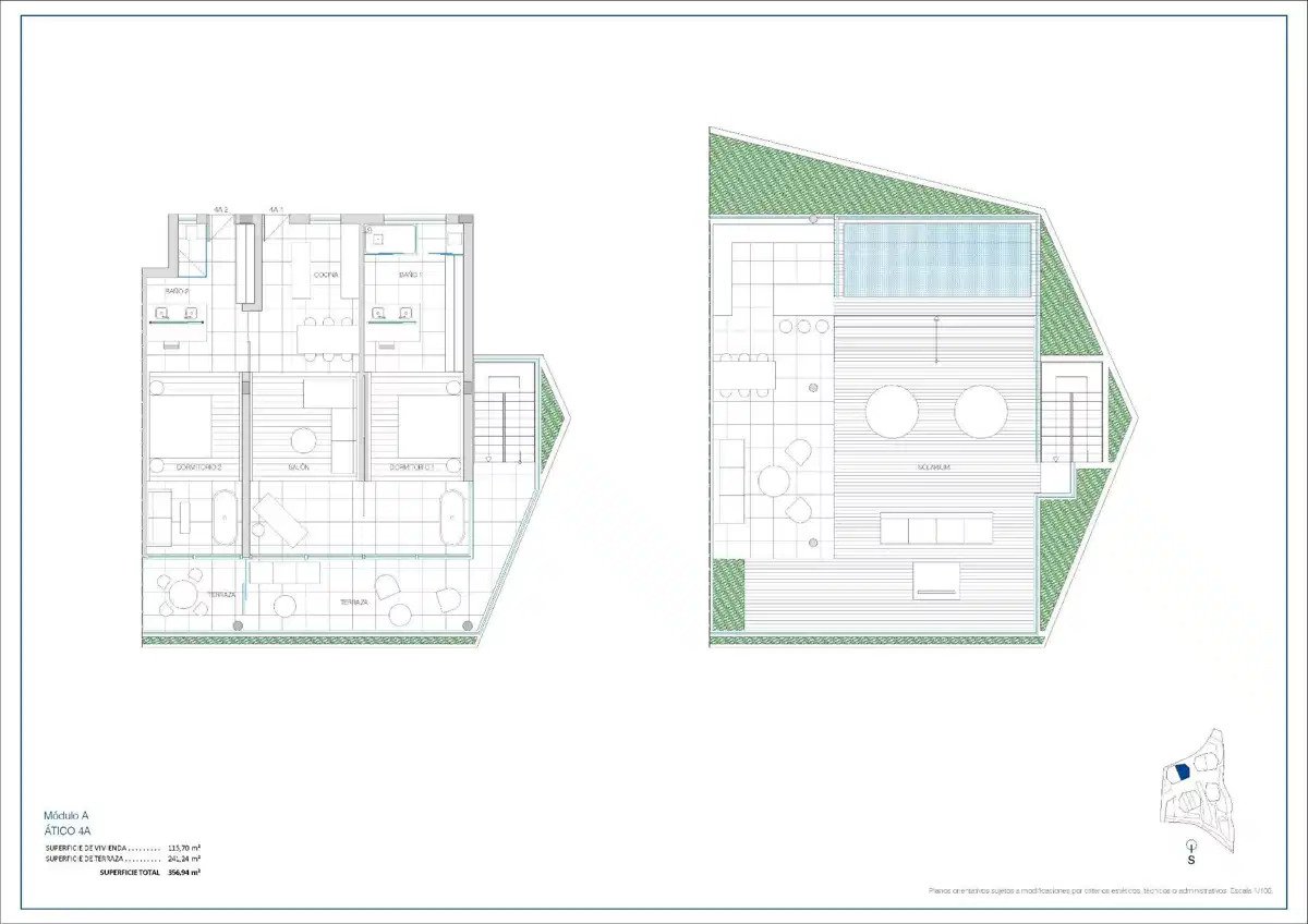 2-Bedroom, 2-Bathroom Penthouse with Panoramic Sea Views and Hotel-Level Amenities in El Higuerón
