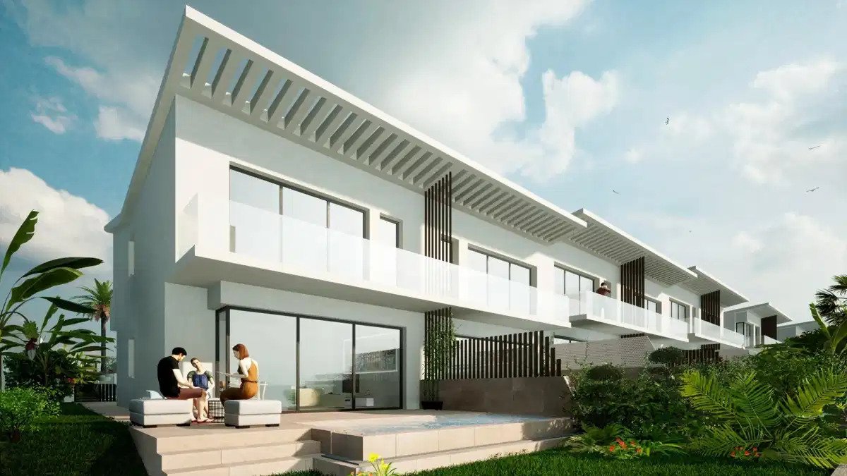 4-Bedroom, 4-Bathroom Semidetached Villa with Sea Views in Exclusive Gated Complex, La Cala de Mijas