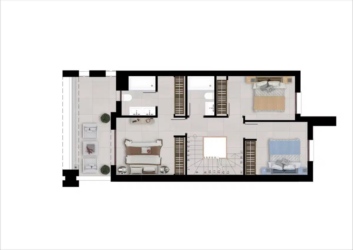 3-Bedroom, 2-Bathroom Townhouse with Panoramic Views in Istán near Marbella
